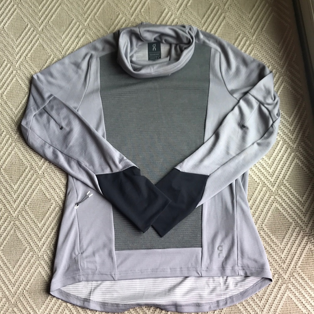 ON running weather shirt